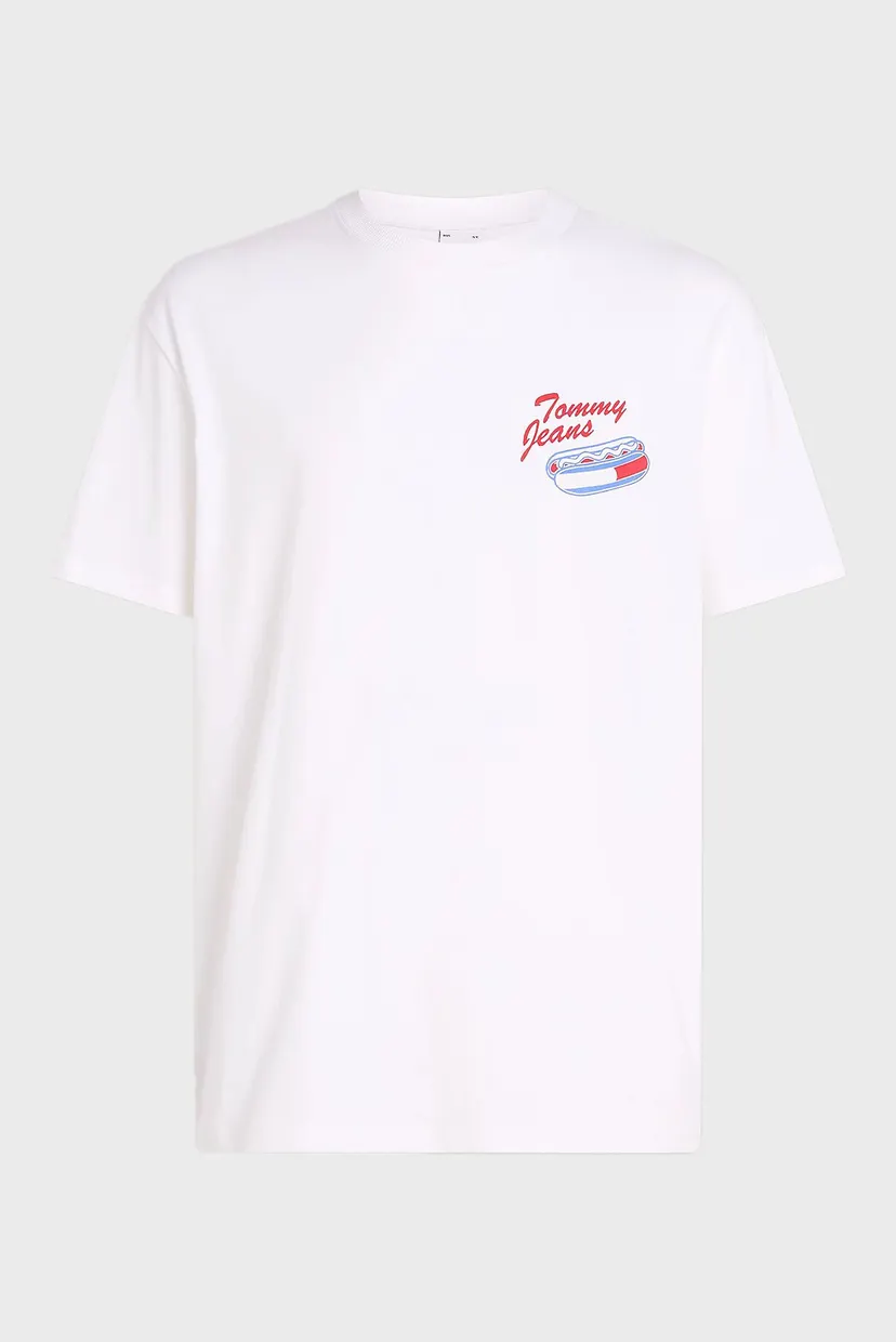 Чоловіча біла футболка TJM REG UNISEX FUN NOVELTY TEE 5