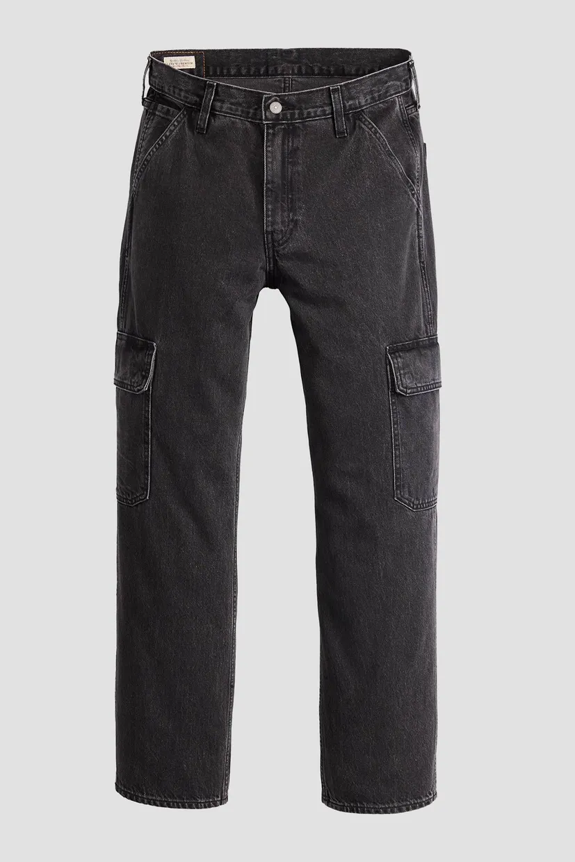 Мужские черные джинсы 568® Loose Straight Cargo 6