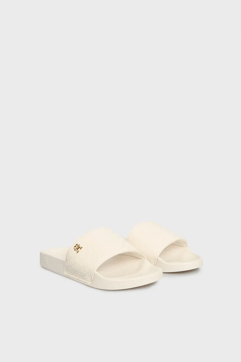 Женские белые слайдеры TH MONOGRAM POOLSIDE 3