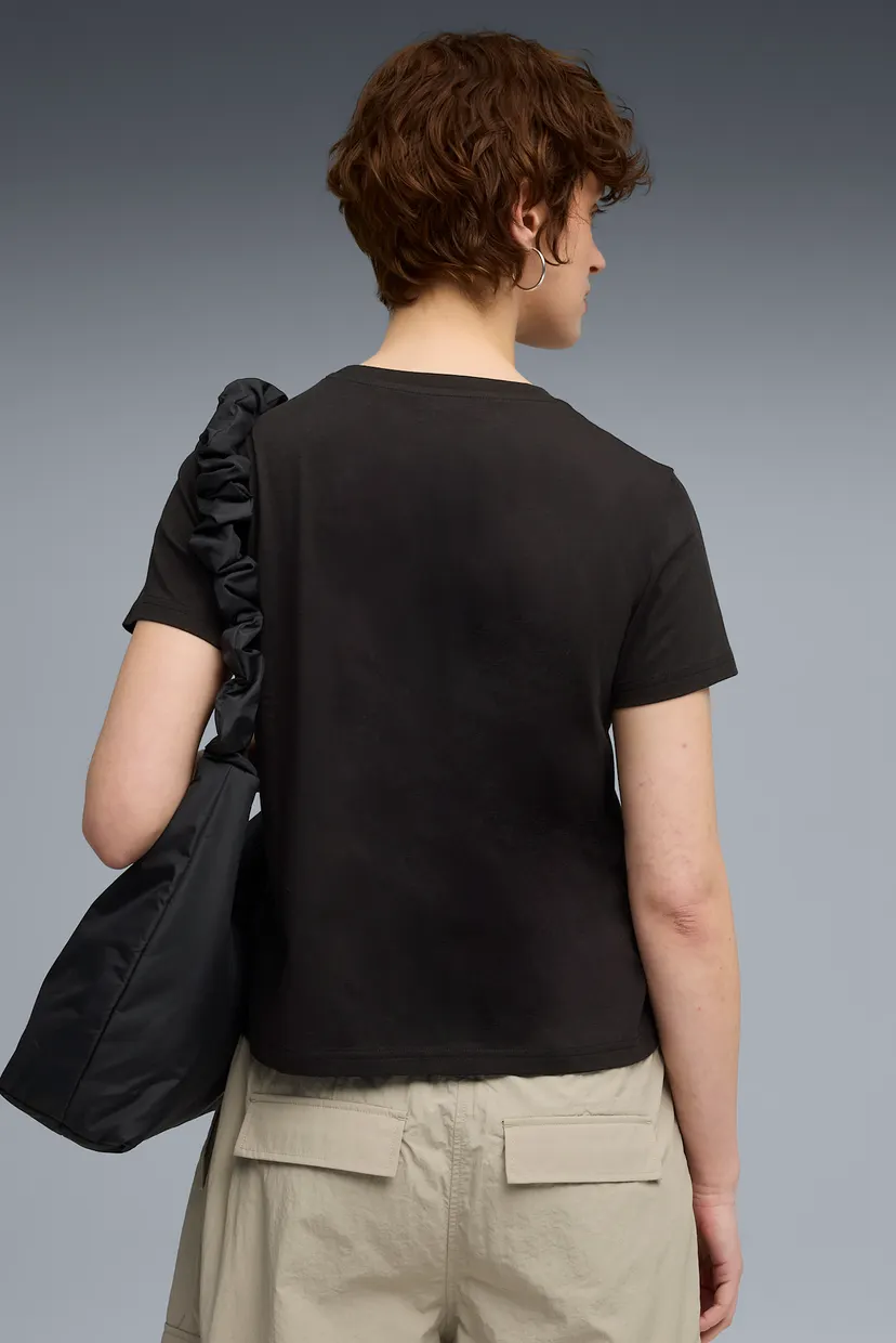 Женская черная футболка Wardrobe Essentials Comfort Tee Women 3