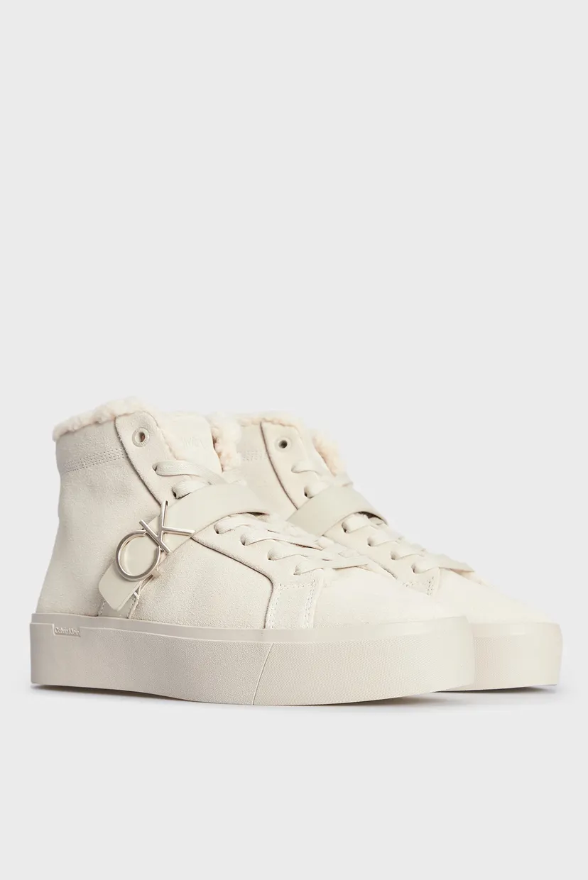 Женские бежевые замшевые хайтопы FLTFRM CUPSOLE HT W/HW SUE WL 3
