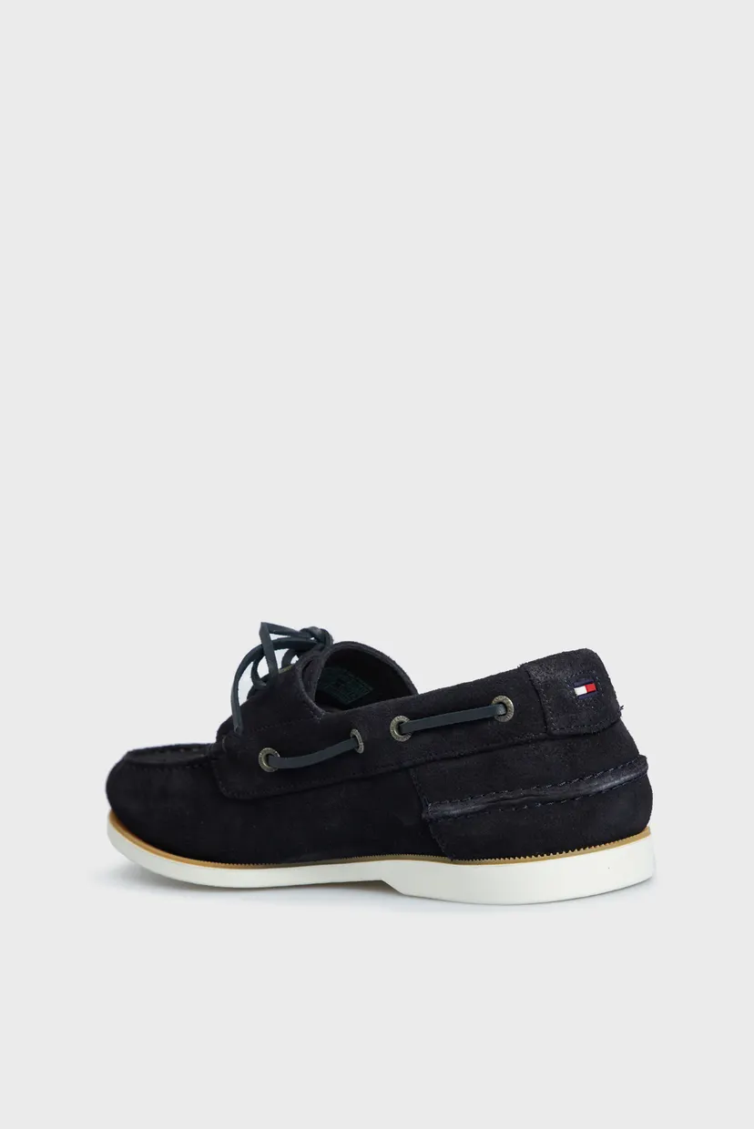 Чоловічі темно-сині замшеві топсайдери TH BOAT SHOE CORE SUEDE 5