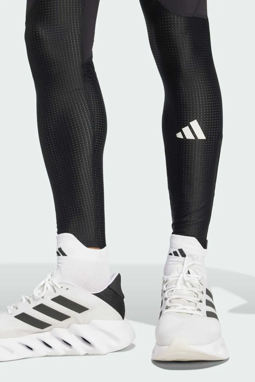 Чоловічі чорні тайтси Adizero Running Long 5