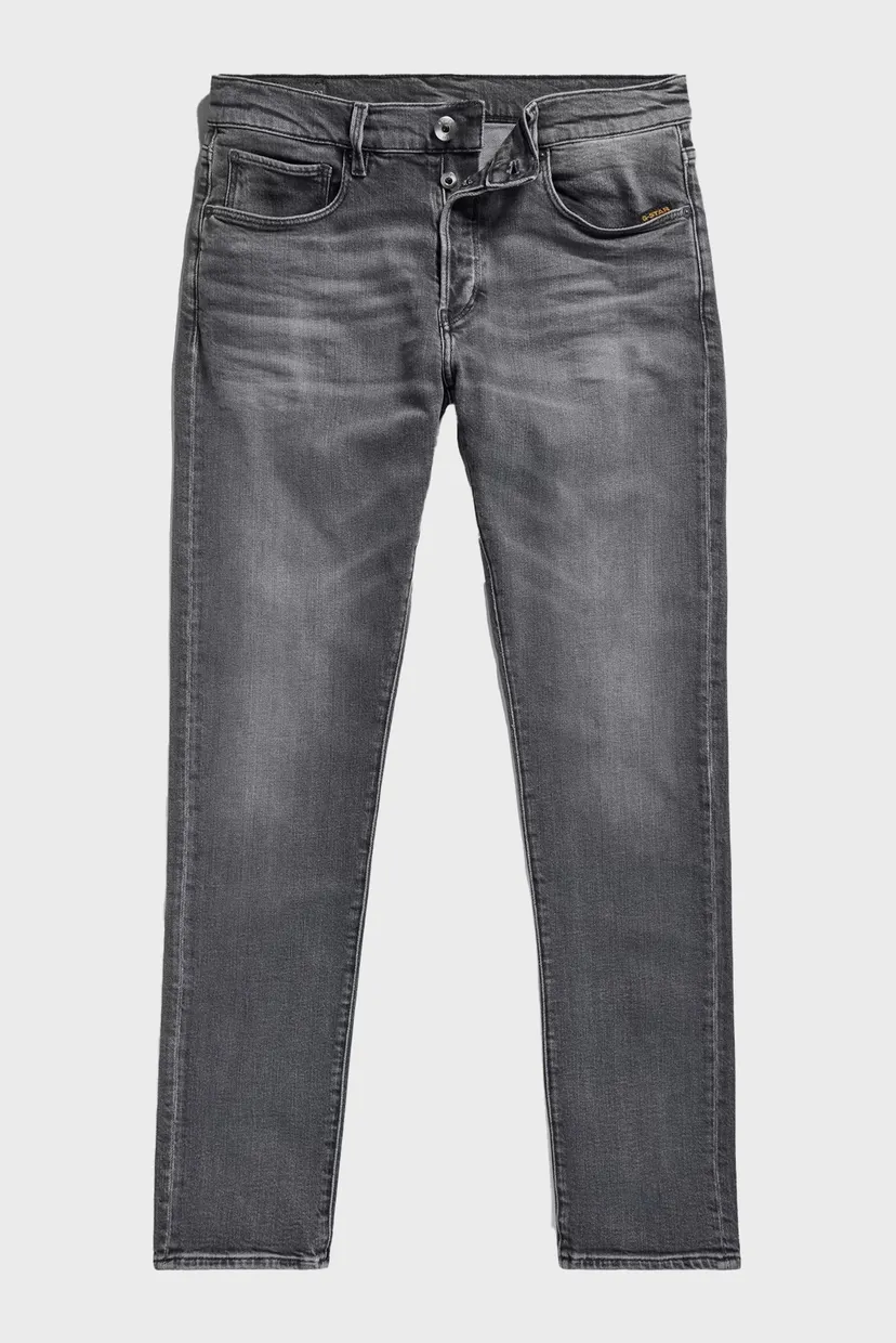Чоловічі сірі джинси 3301 slim 4