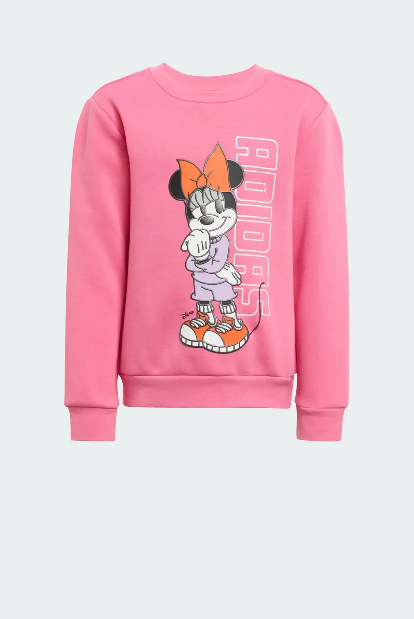 Дитячий рожевий комплект одягу (світшот, тайтси)  adidas Disney Minnie Mouse Kids 6