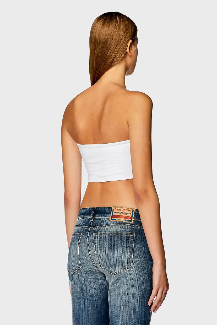 Женский белый топ T-BANDA Diesel A13738 0LJAW — MD-Fashion