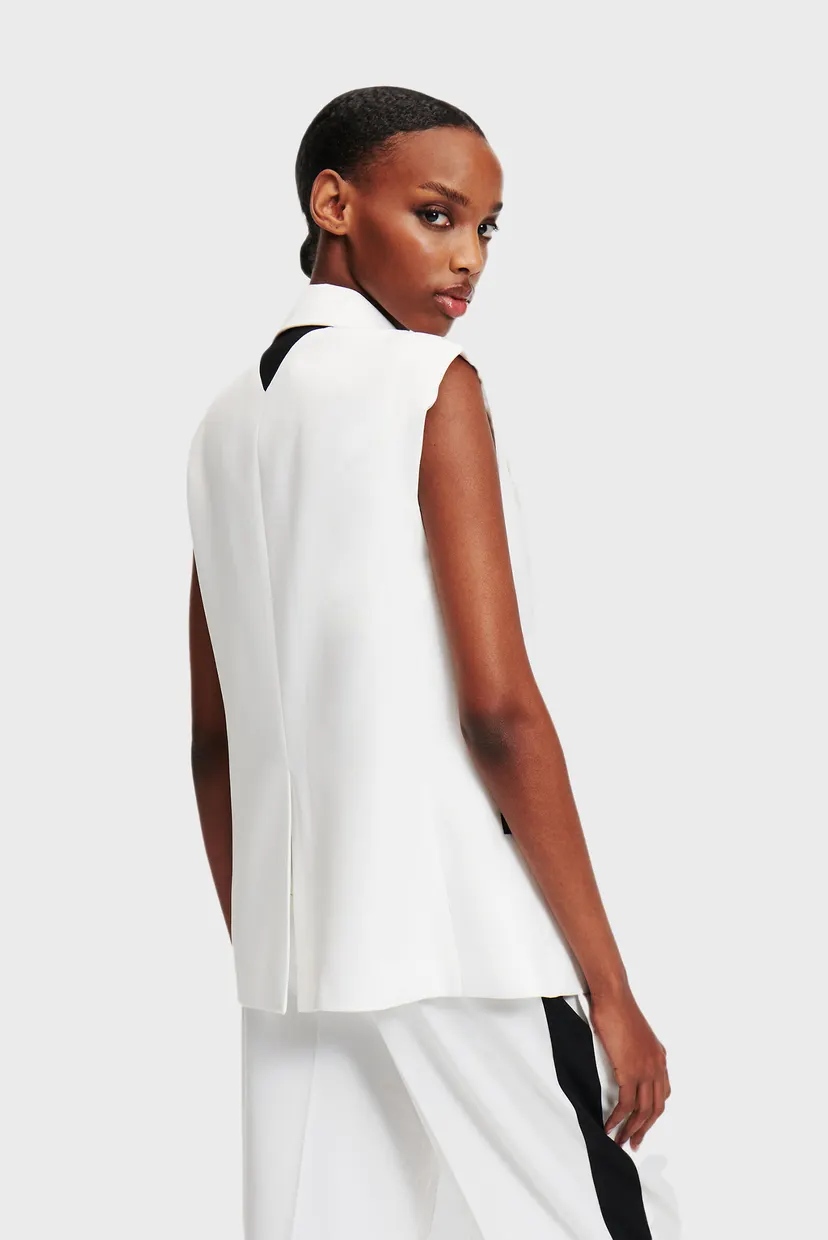 Жіночий білий жилет tailored gilet 4