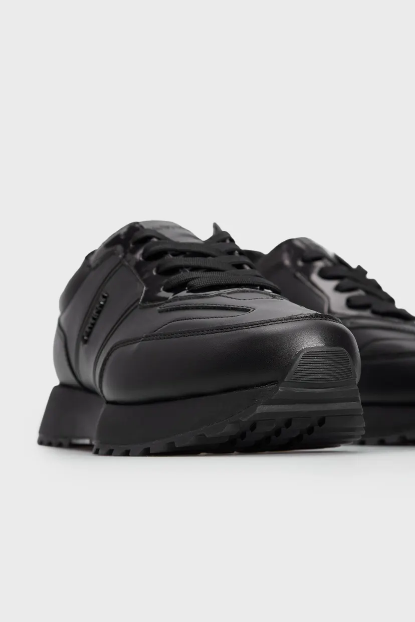 Мужские черные кожаные кроссовки LOW TOP LACE UP LTH W/ HF 5