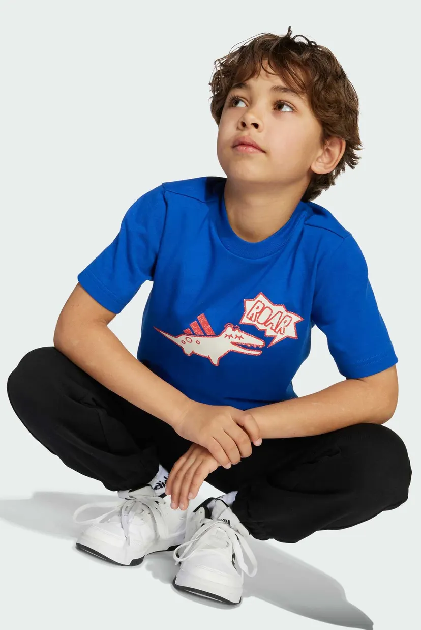 Дитяча синя футболка Adiraptor Graphic Kids 5