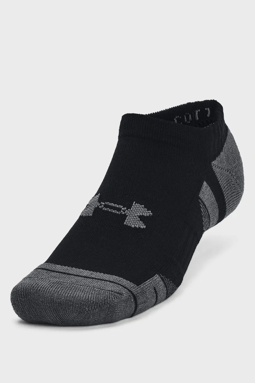 Чорні шкарпетки (3 пари) UA Performance Cotton 3pk NS 3
