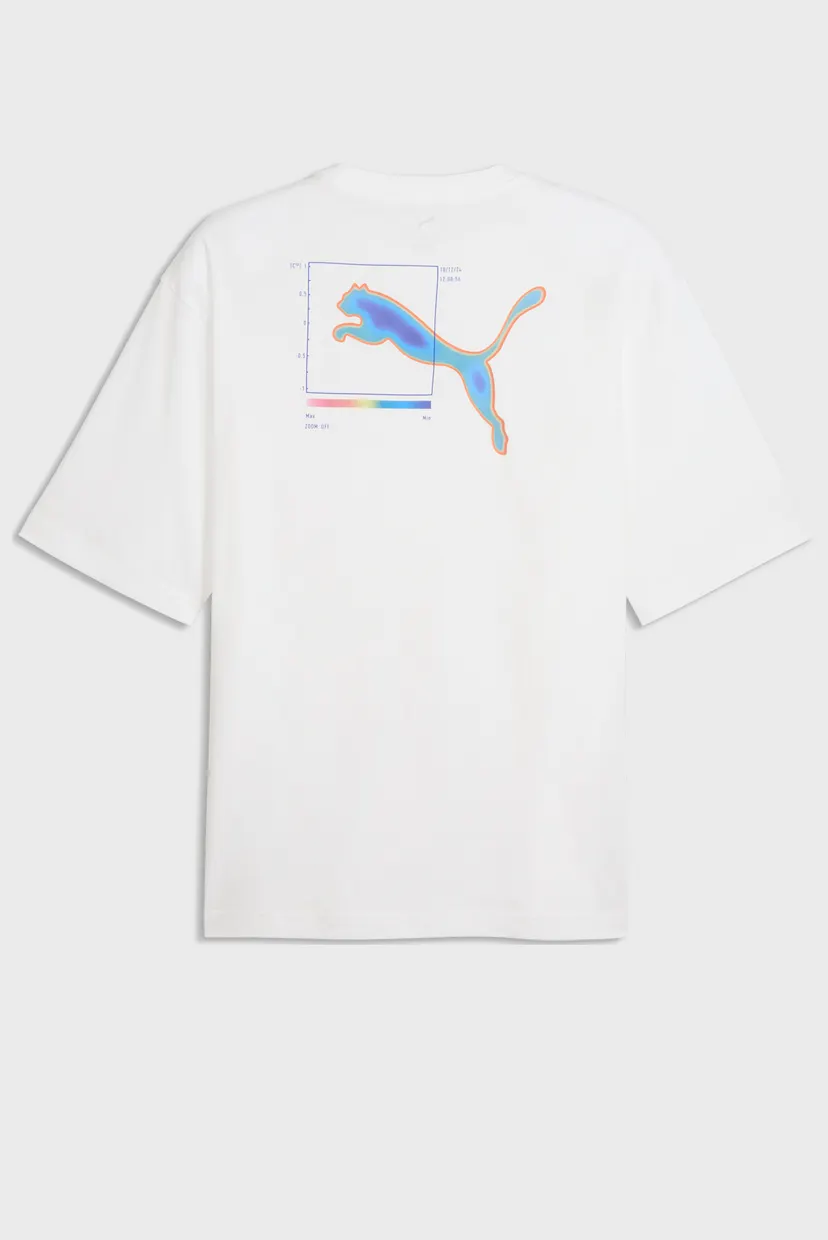 Мужская белая футболка Graphic Tee Men 5