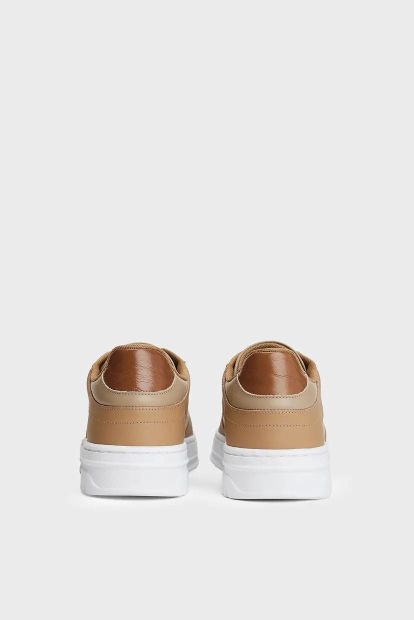 Жіночі бежеві шкіряні снікерси TH SPORTY CUPSOLE LEATHER 5
