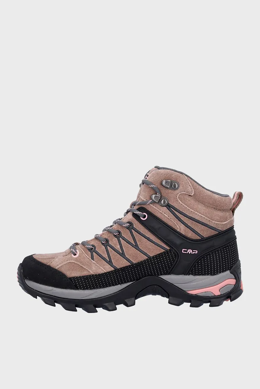 Женские розовые замшевые ботинки RIGEL MID TREKKING SHOES WP 4