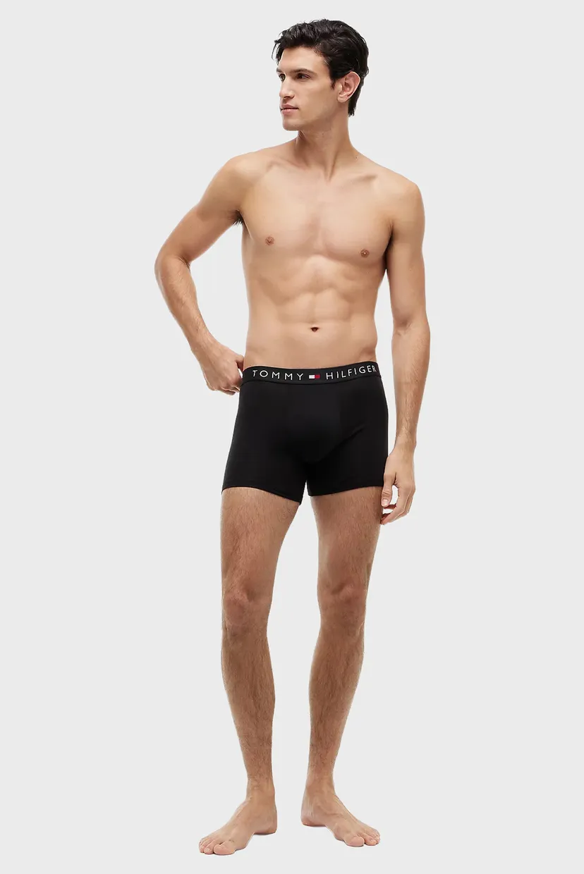 Мужские черные боксеры (3 шт) BOXER BRIEF 4