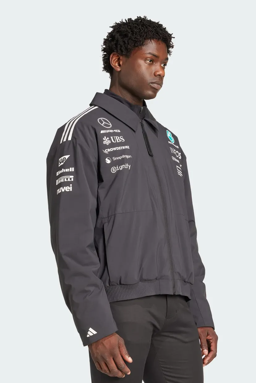 メンズウェア Glen check combination cap / UNISEX Мужская черная куртка Mercedes - AMG Petronas Formula One Team