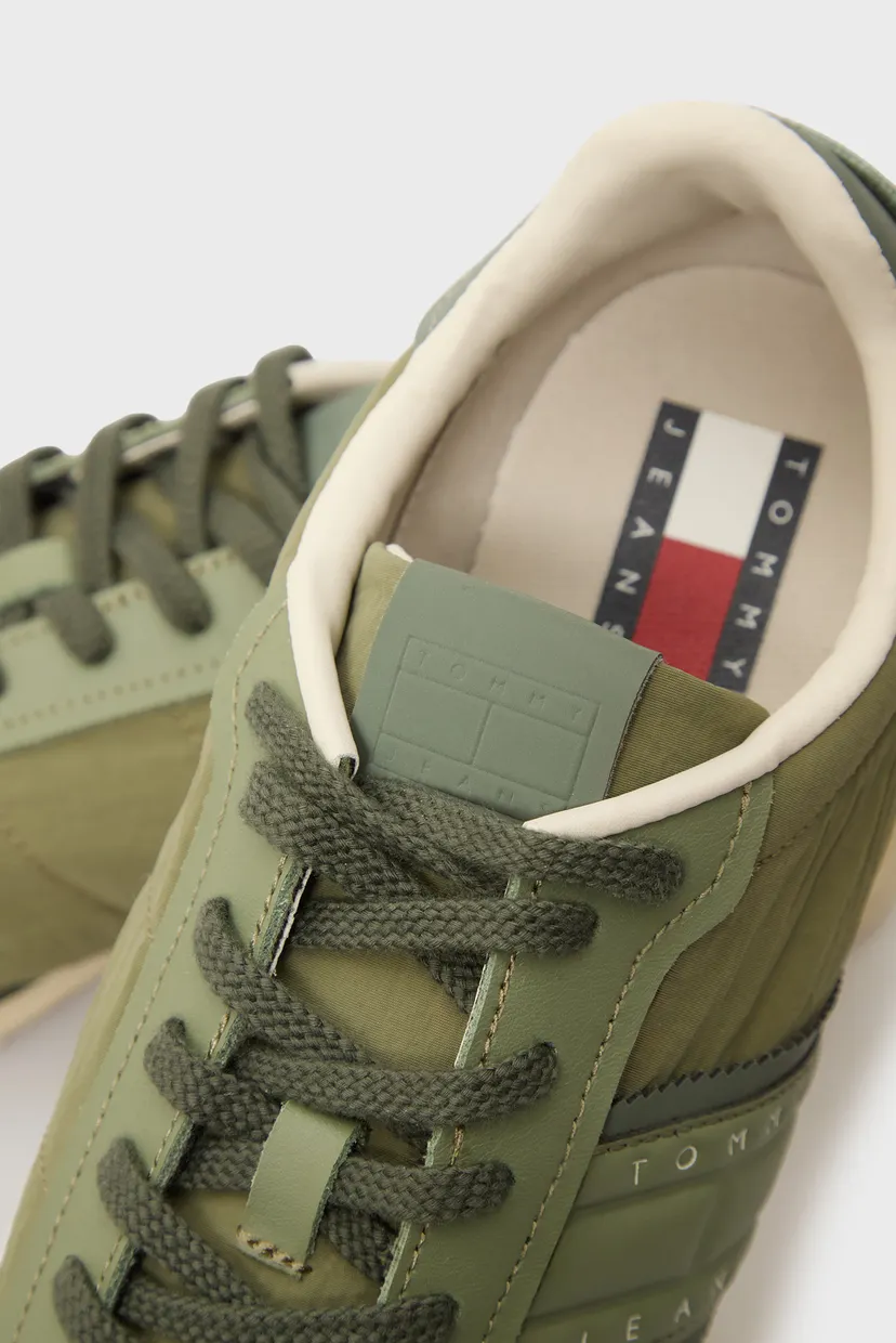 Мужские зеленые кроссовки RUNNER CLEATED Tommy Jeans EM0EM01598
