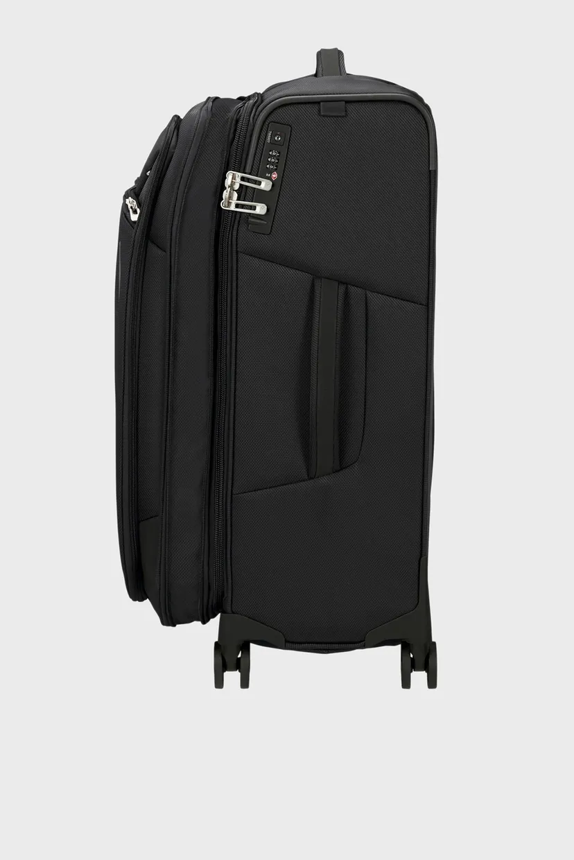 Чорна валіза 67 см RESPARK BLACK 4