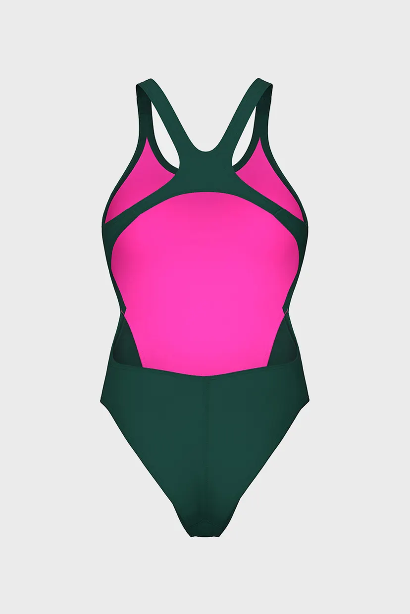 Женский темно-зеленый купальник TEAM SWIMSUIT SWIM TECH SOLID 7