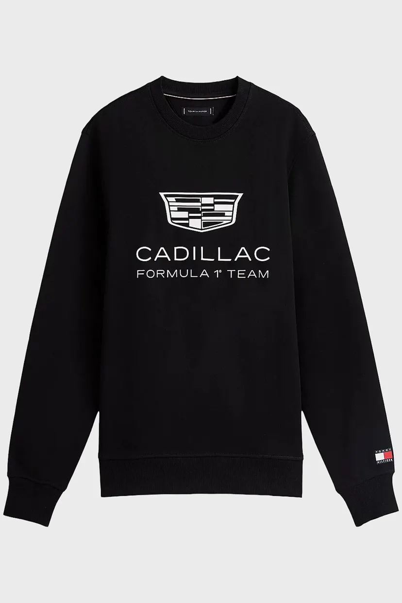Мужской черный свитшот TH x Cadillac Formula 1® Team 5