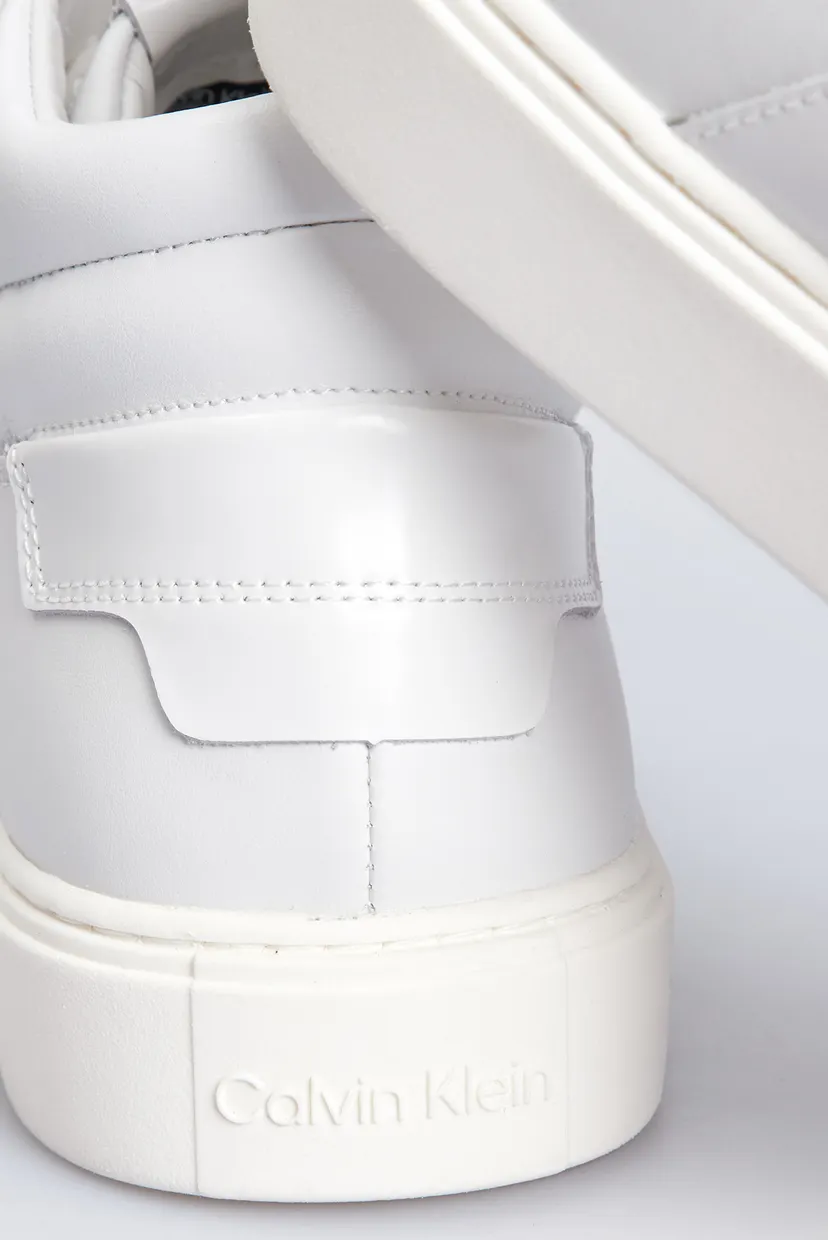 Мужские белые кожаные кроссовки HIGH TOP LACE UP LTH 4