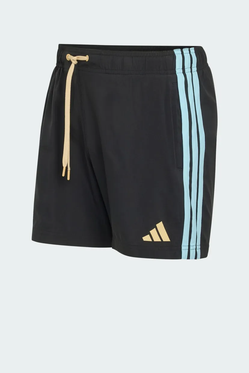 Мужские черные плавательные шорты 3 STRIPES 5 INCH 6