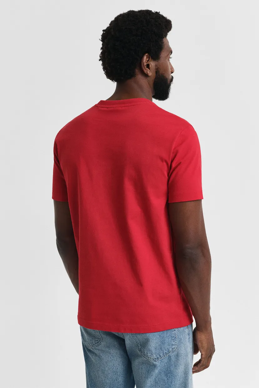 Чоловіча червона футболка EMBOSSED SS T-SHIRT 3