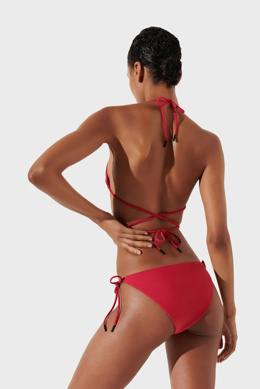 Женские малиновые трусики от купальника STRING BIKINI BOTTOMS W/ LOGO 3