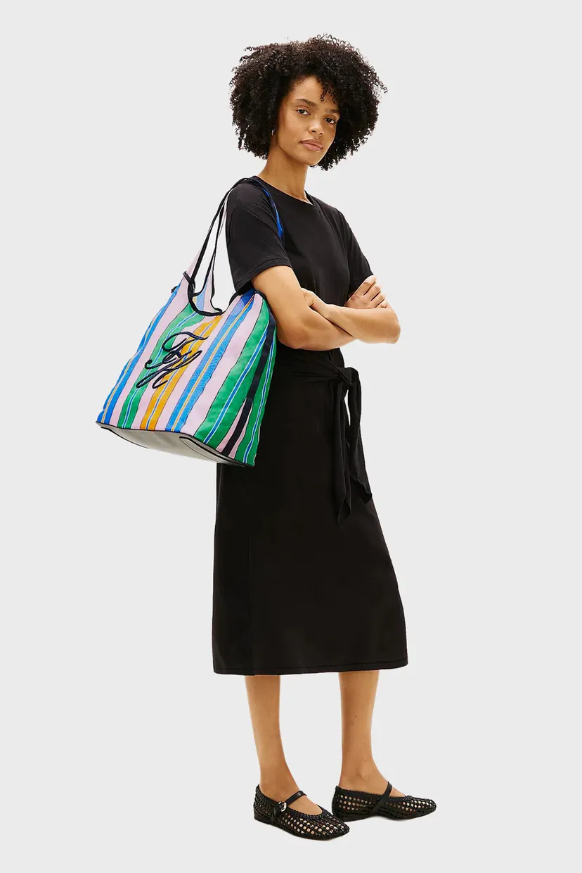 Жіноча сумка у смужку SUMMER TOTE MESH Tommy Hilfiger AW0AW18397