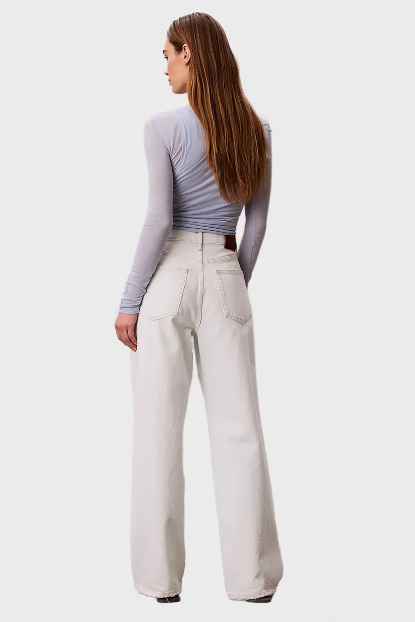 Жіночі білі джинси THE WIDE LEG 4