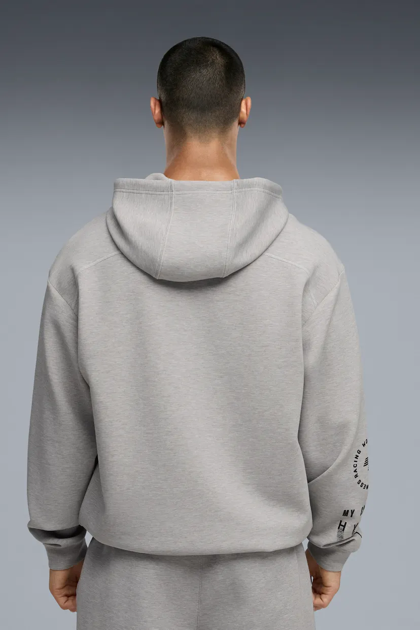 Чоловіче сіре худі PUMA x HYROX CLOUDSPUN Hoodie Men 3