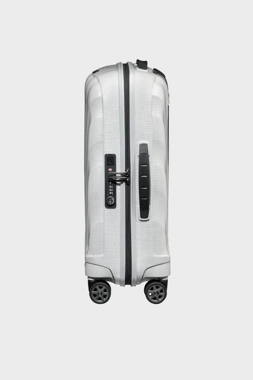 Белый чемодан 55 см C-LITE WHITE 4
