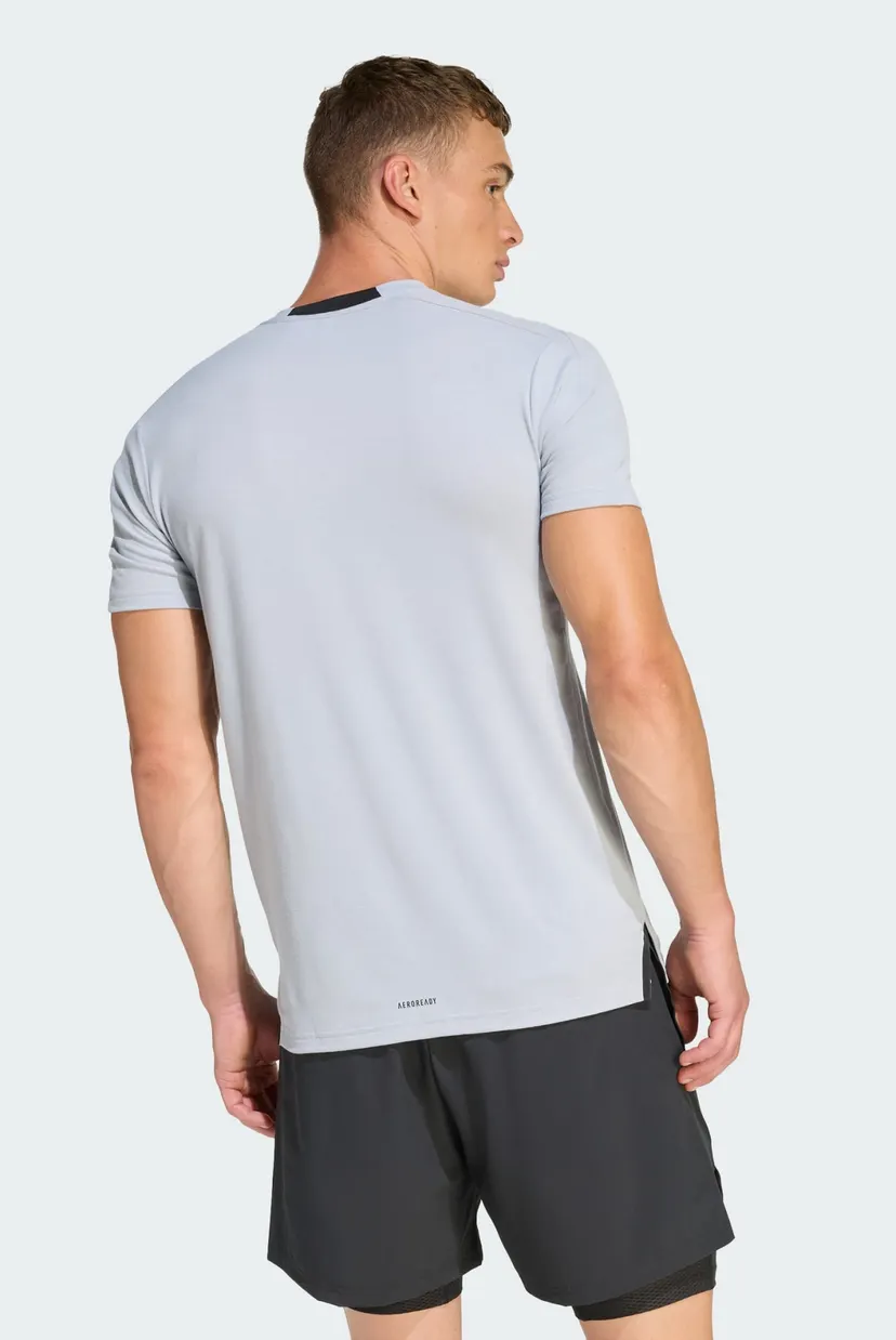 Мужская серая футболка Designed for Training Workout 3