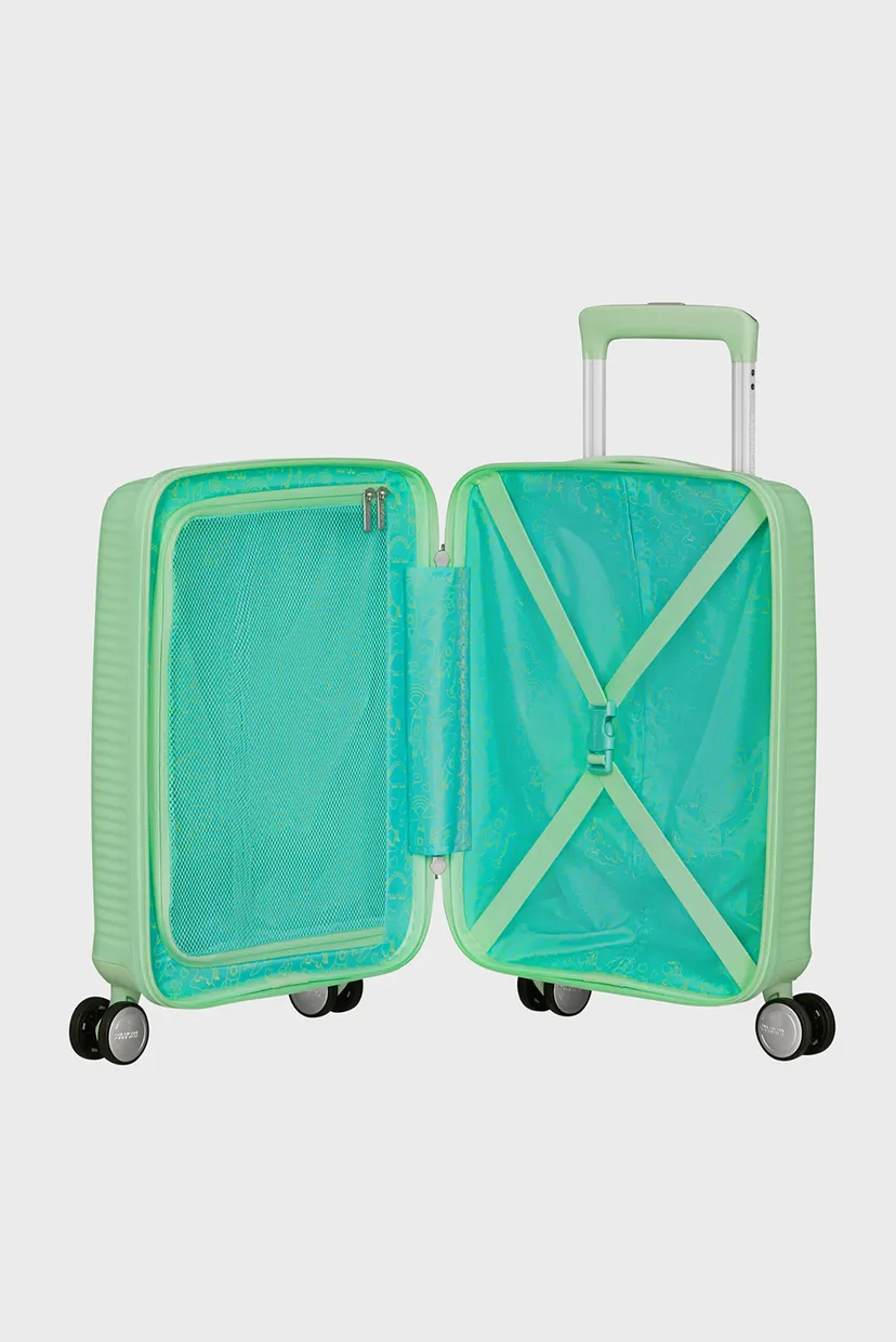 Дитяча м'ятна валіза 47 см SOUNDBOX MINI PASTEL GREEN 4