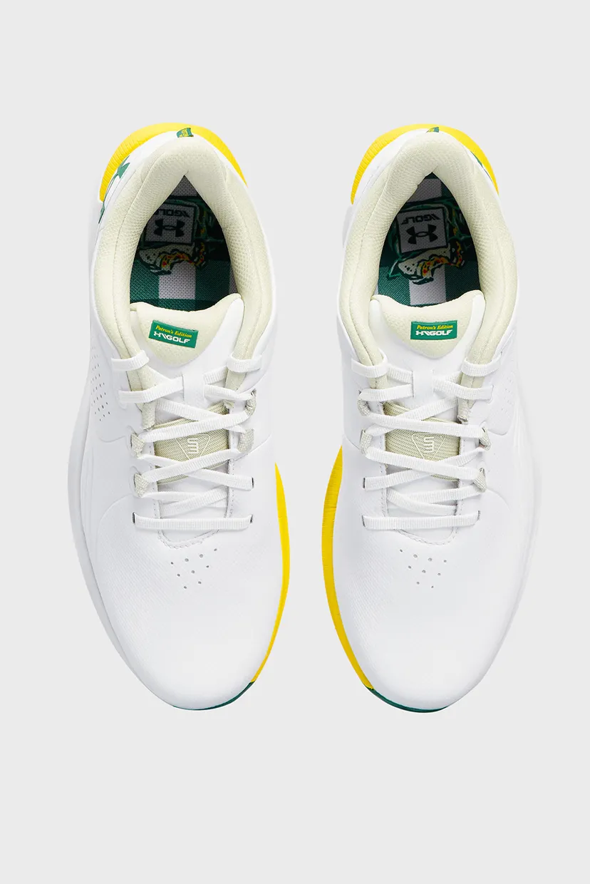 Мужские белые кроссовки Men's UA Drive Pro LE Golf Shoes 4