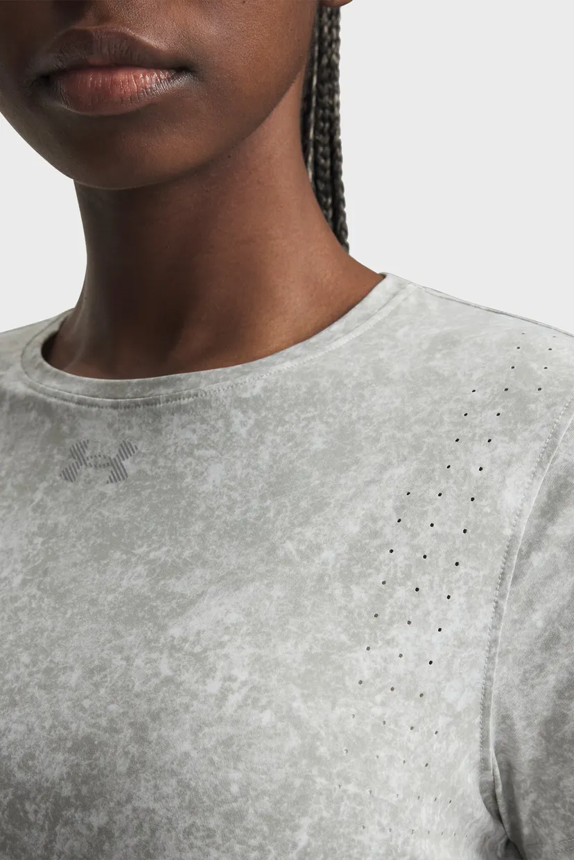 Жіноча сіра футболка UA Velociti Pro Print SS 3