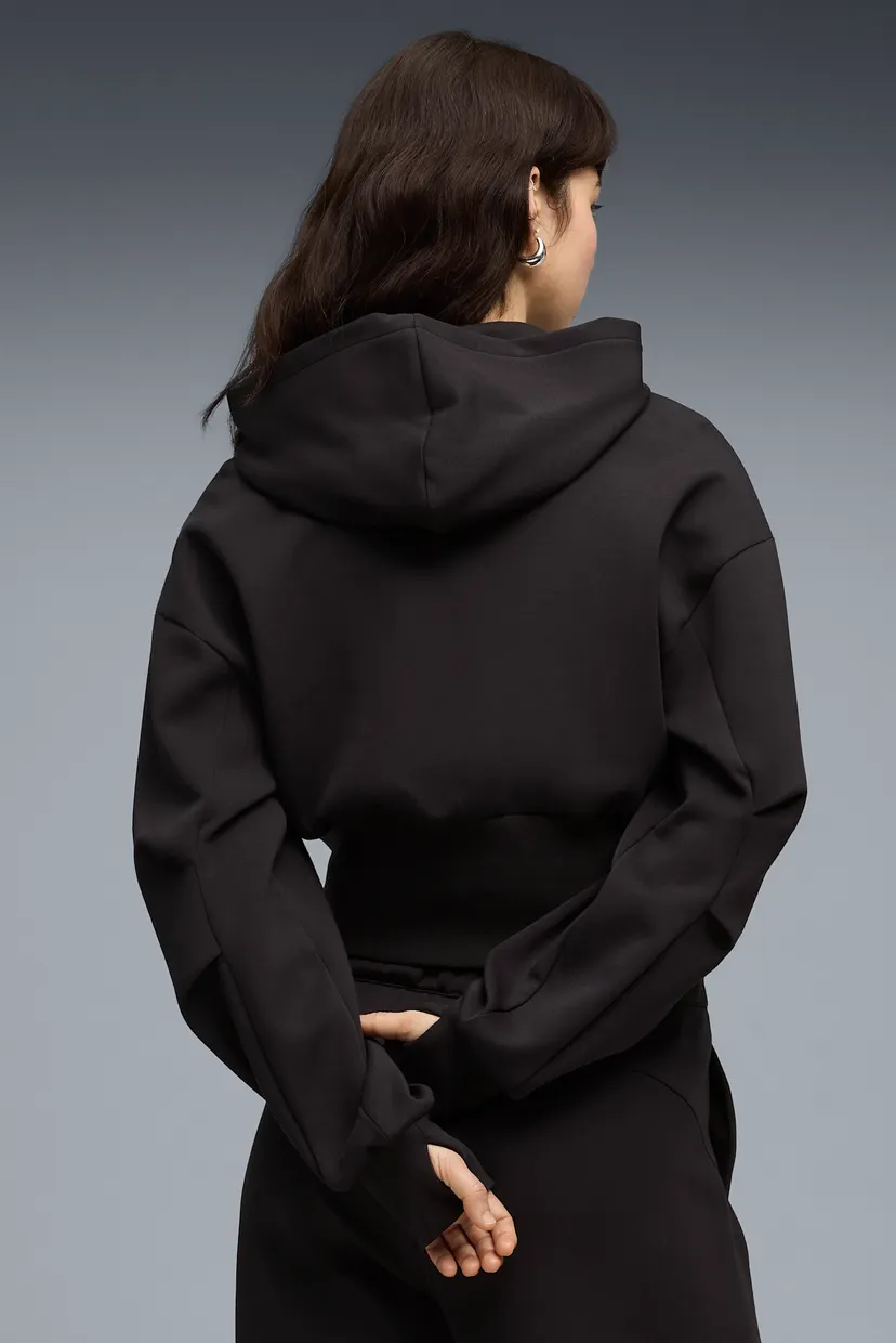 Женское черное худи PUMATECH SENSE Full Zip Hoodie Women 3