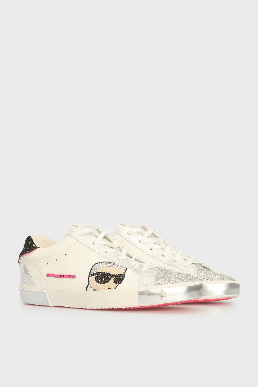 Жіночі шкіряні снікерси SKOOL Karl NFT Lo Lace 3