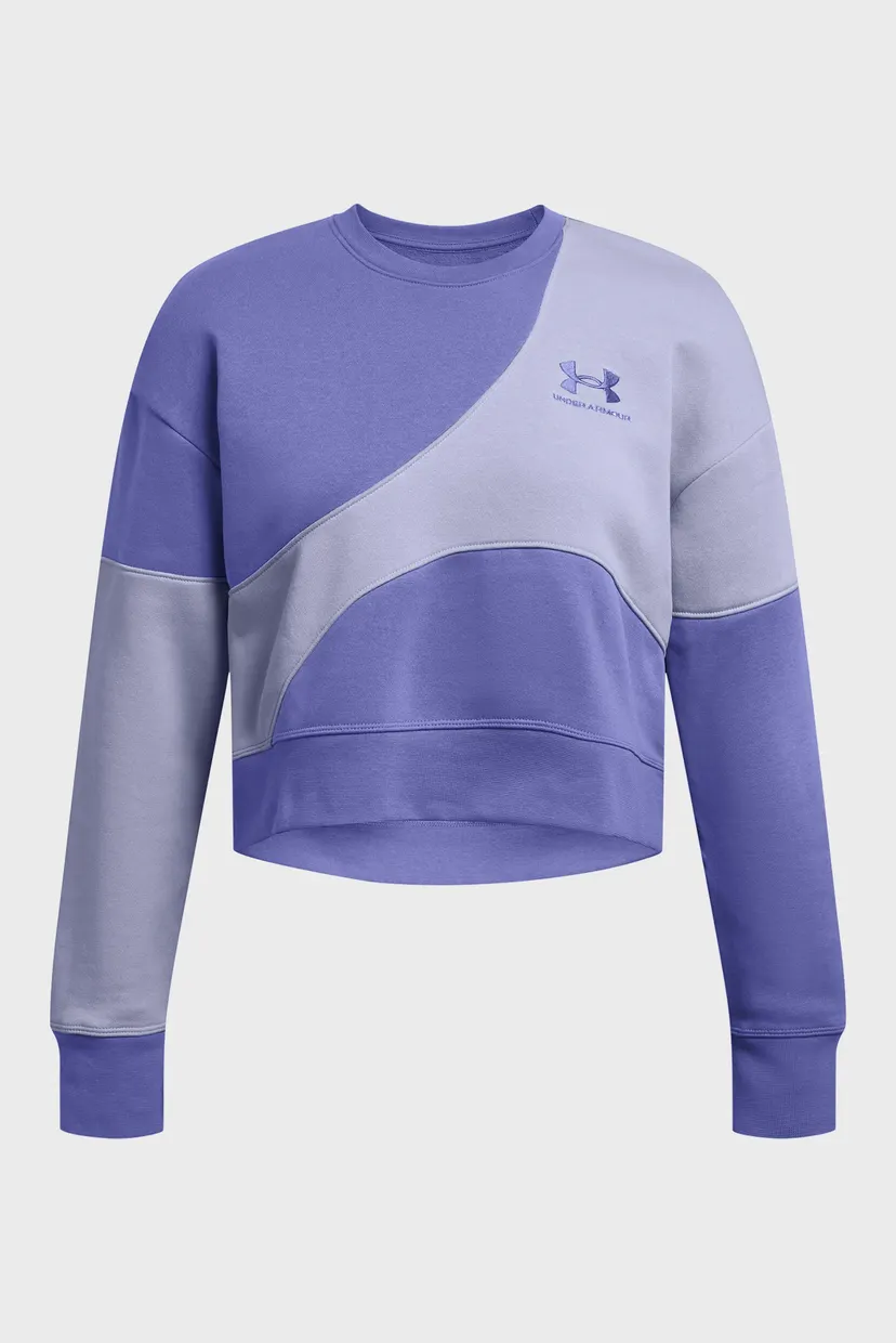 Жіночий фіолетовий світшот Essential Fleece Crop Crew 3