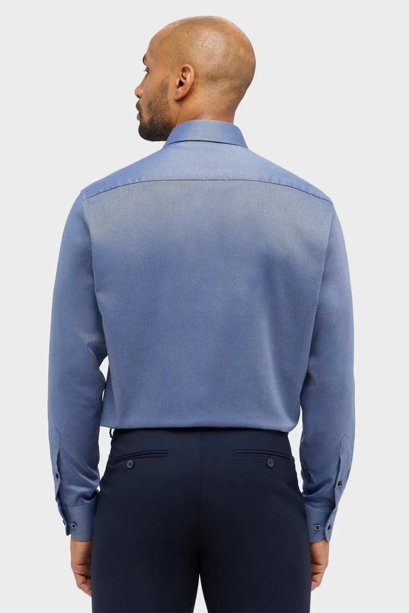 Мужская синяя рубашка MODERN FIT 3