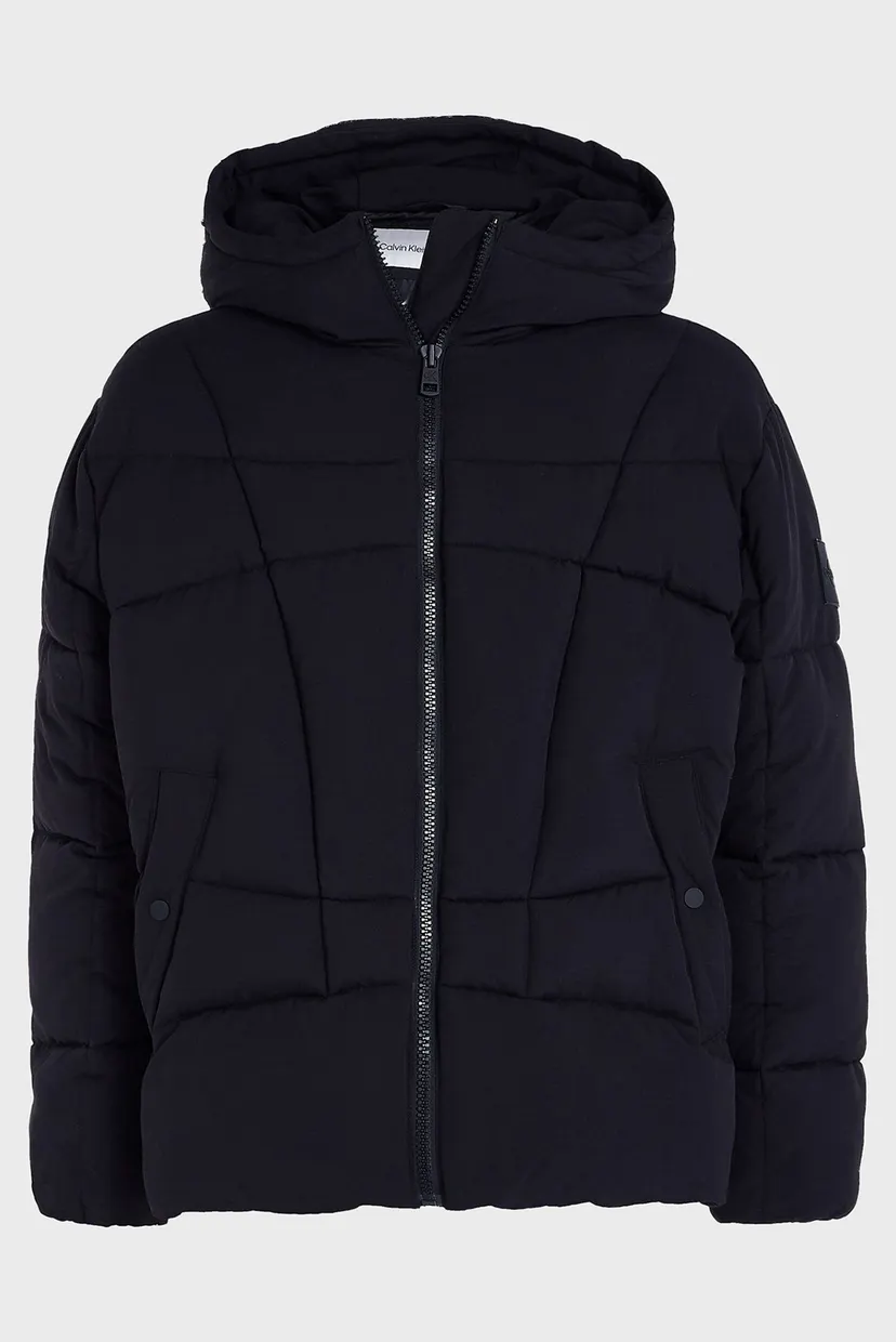 Чоловічий чорний пуховик QUILTED CK DOWN PUFFER 5