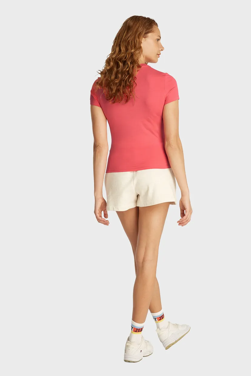 Женская коралловая футболка TJW SLIM TONAL LINEAR 3