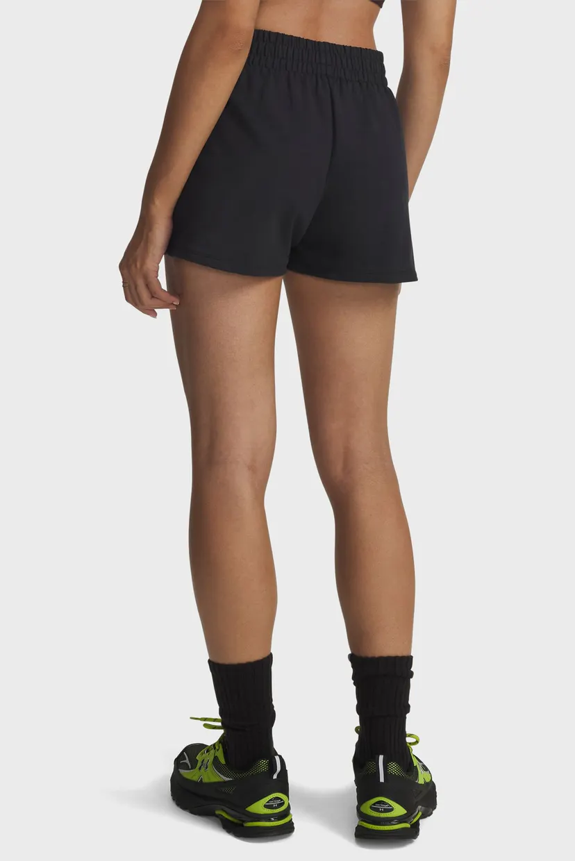 Женские черные шорты UA Sport Terry Short 3