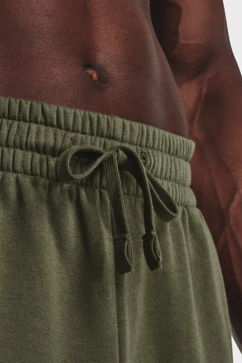 Мужские зеленые спортивные брюки UA Rival Fleece Joggers 4