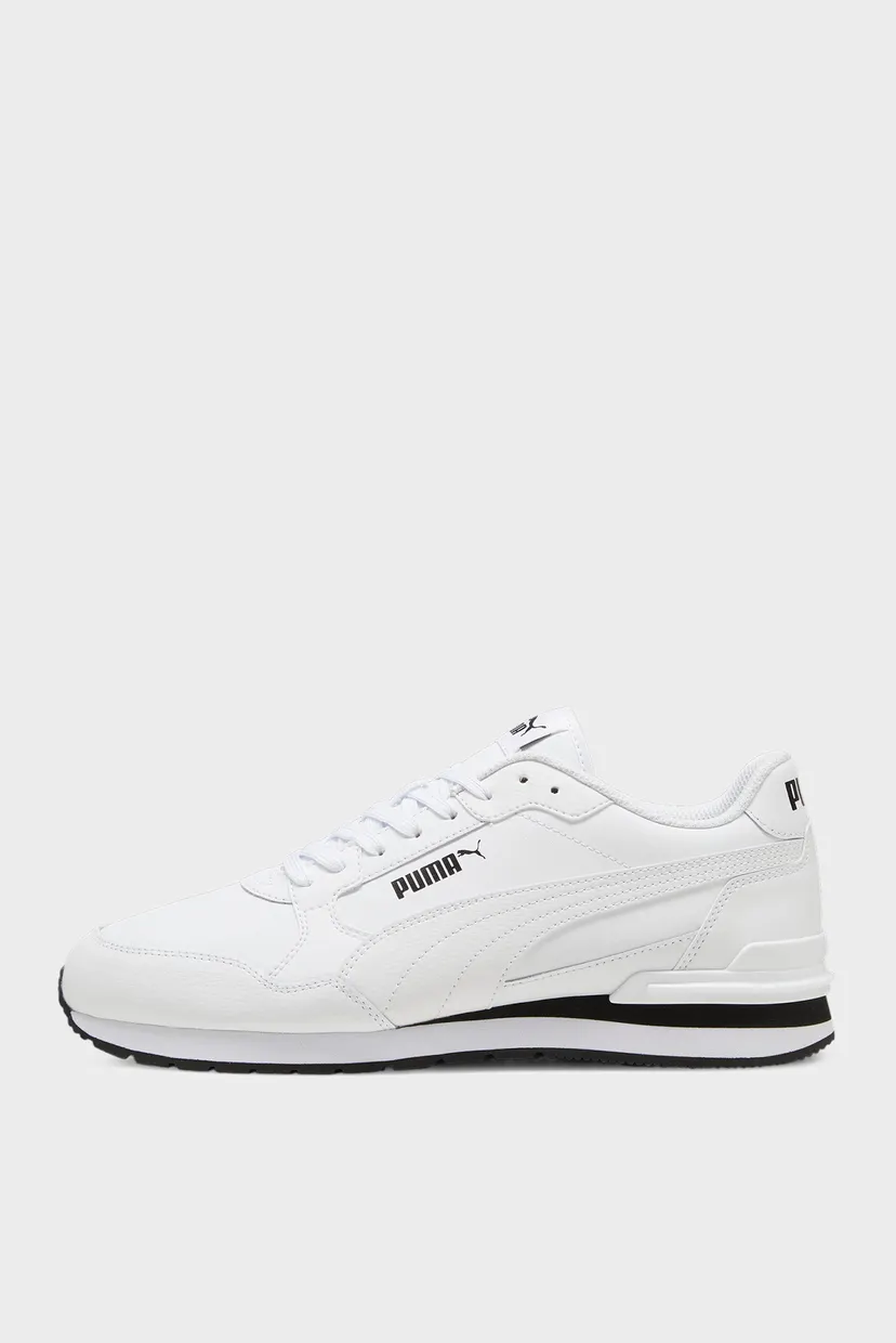 Білі шкіряні кросівки ST Runner v4 Leather Sneakers Unisex 4