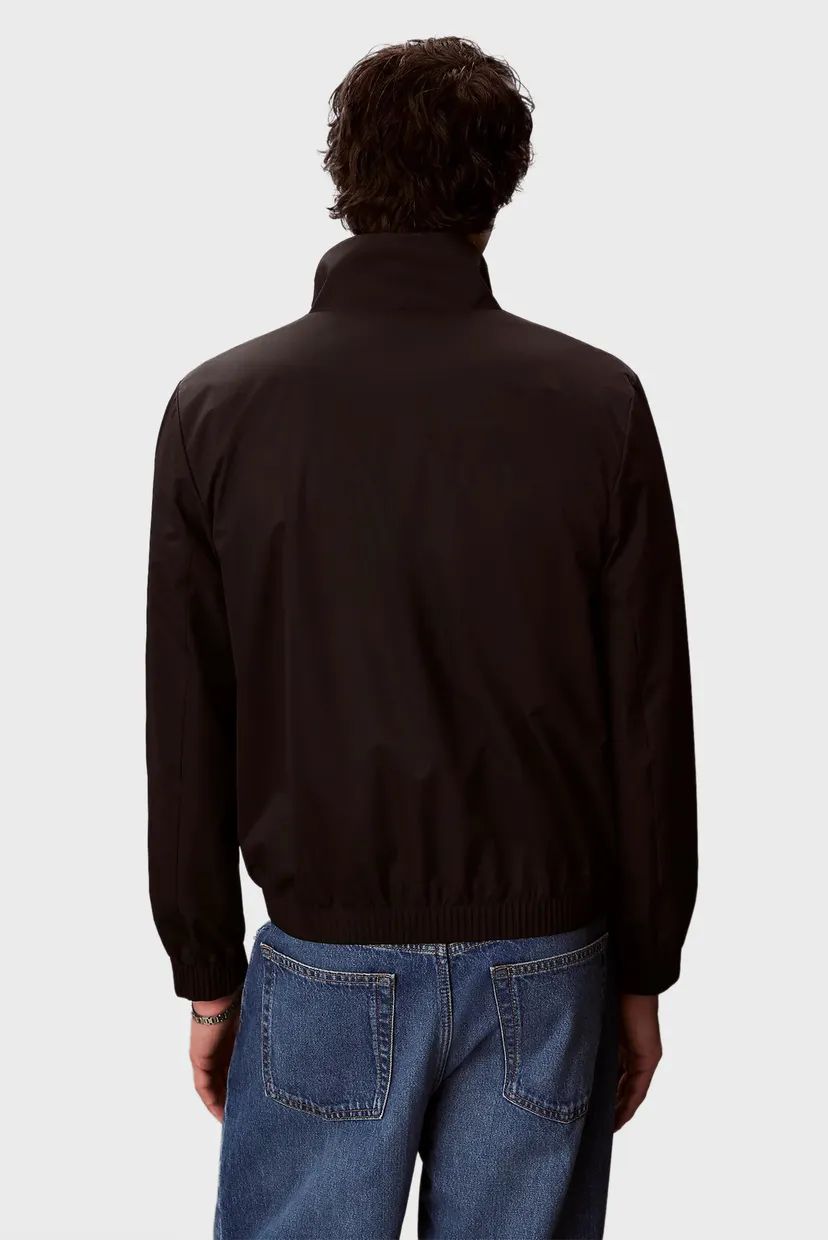 Мужская черная ветровка STAND COLLAR 4