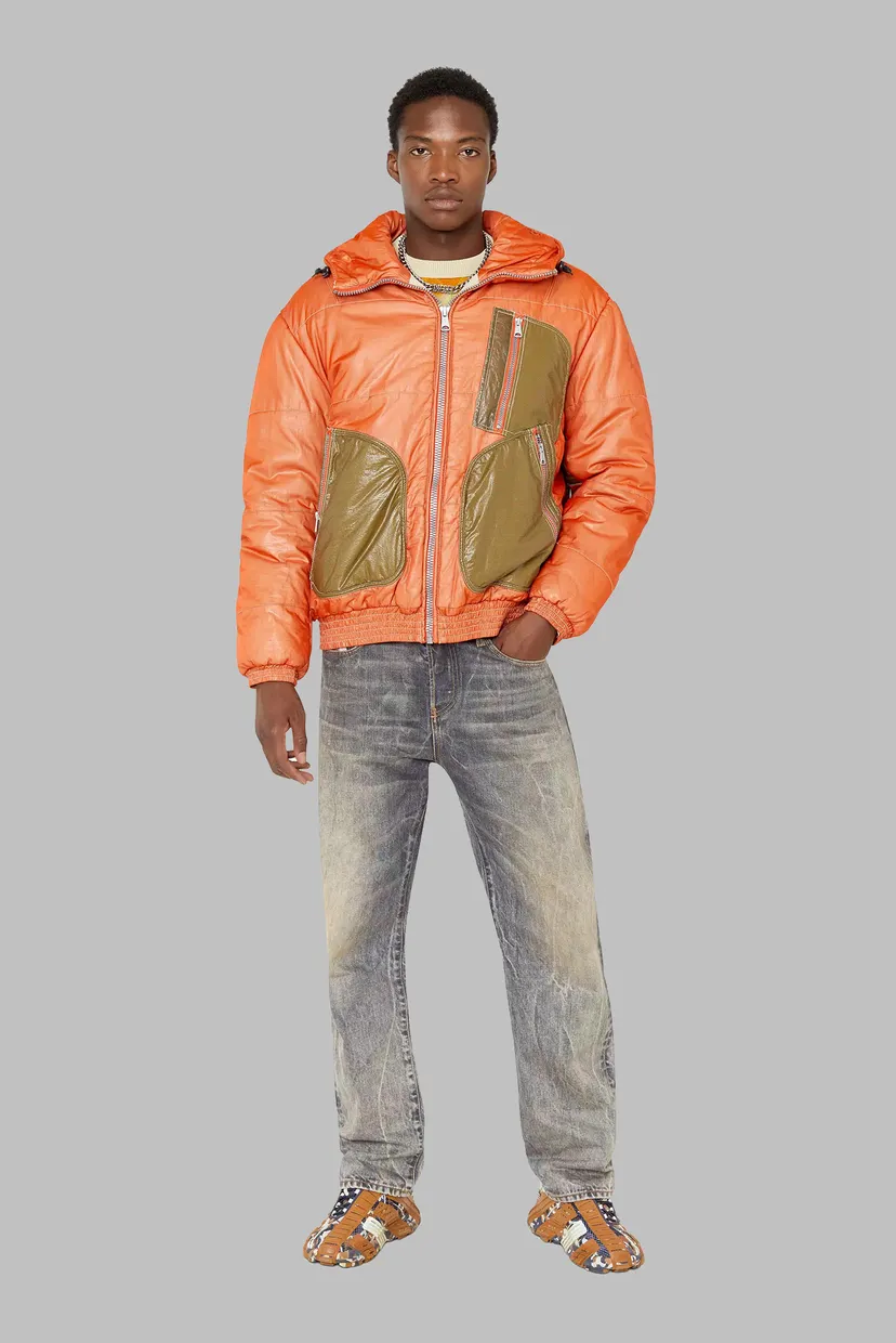 Мужская оранжевая куртка W-NAM Diesel A06293 0PDAM — MD-Fashion