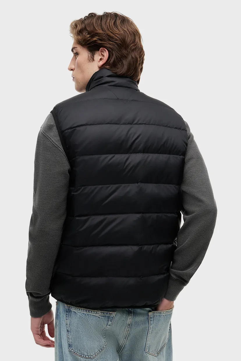 Чоловічий чорний жилет LIGHT DOWN PACKABLE VEST 3
