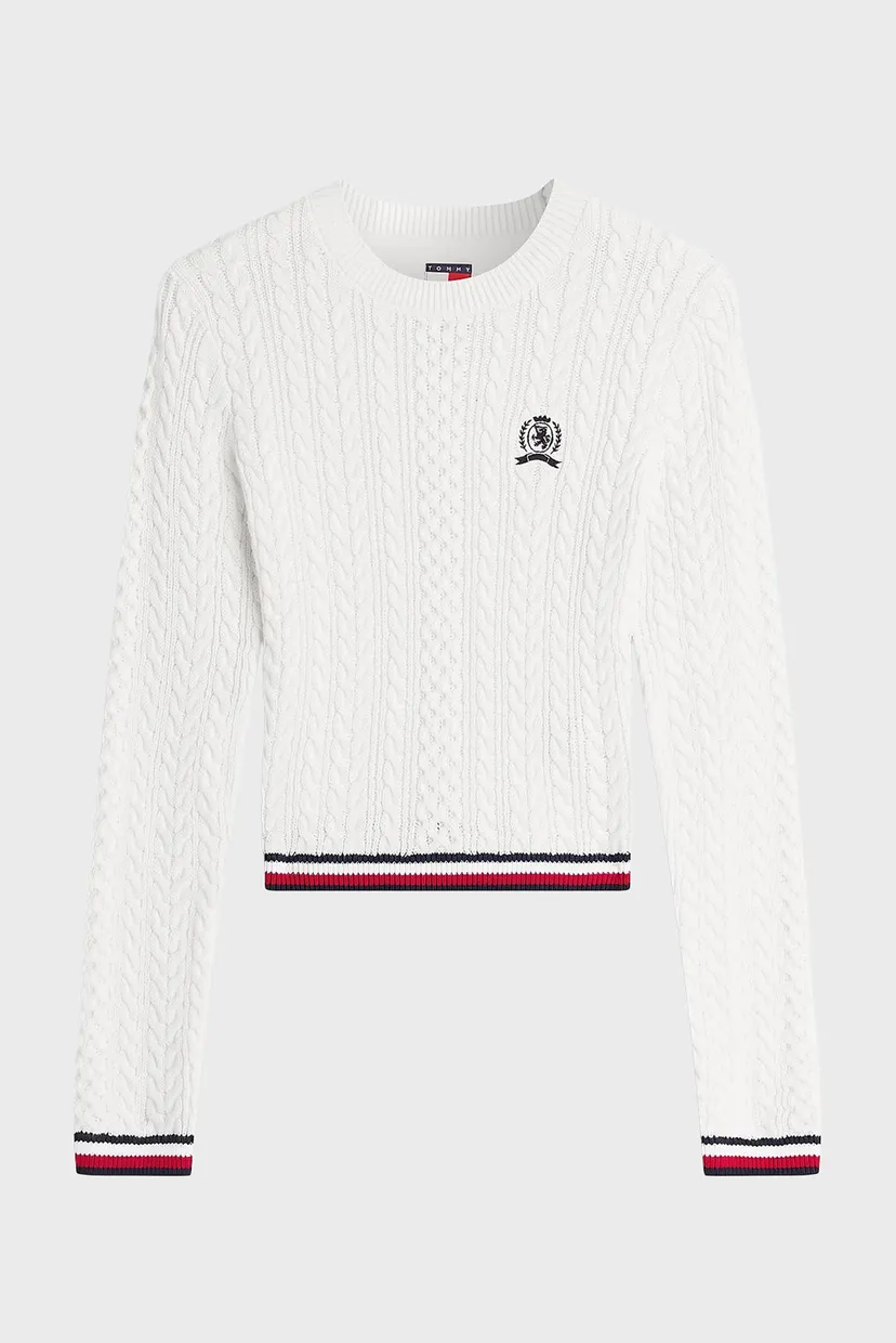 Жіночий білий джемпер RWB TIPPING SWEATER 6