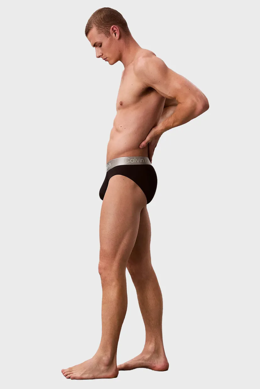 Мужские черные брифы (3 шт) HIP BRIEF 4