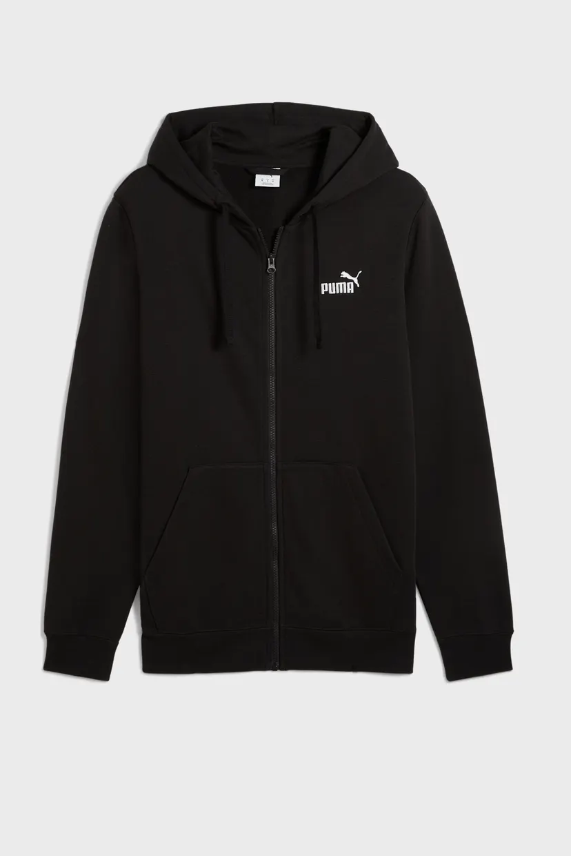 Чоловіче чорне худі Essentials No. 1 Logo Full-Zip Hoodie Men 6